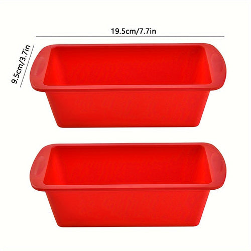 NonStick Silicone Loaf Pans for Easy Baking