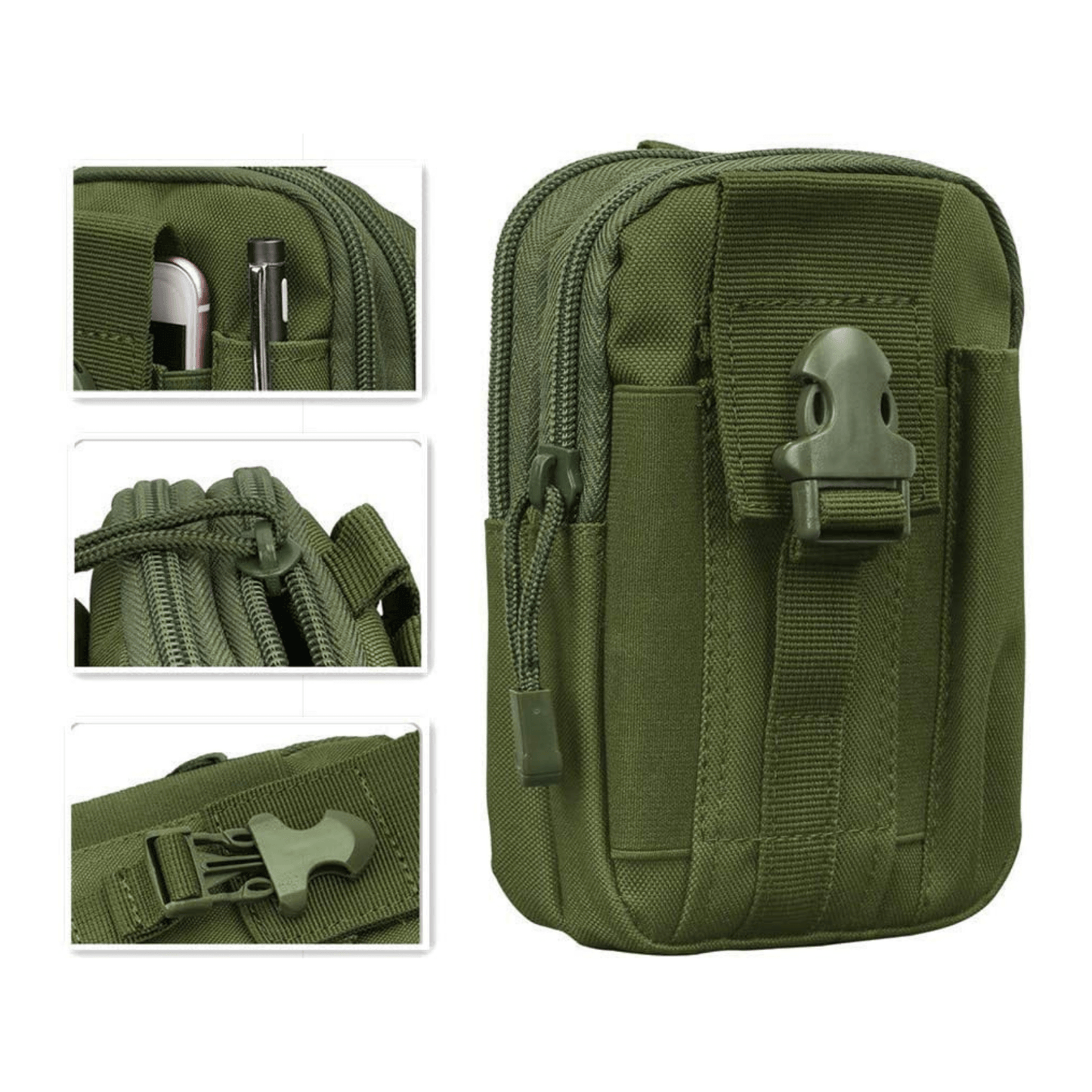 Tactical MOLLE Pouch & Waist Bag for Hiking & Outdoor Activities