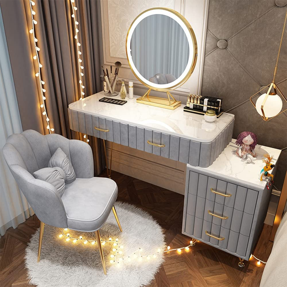 Makeup Vanity Mirror & Table Set