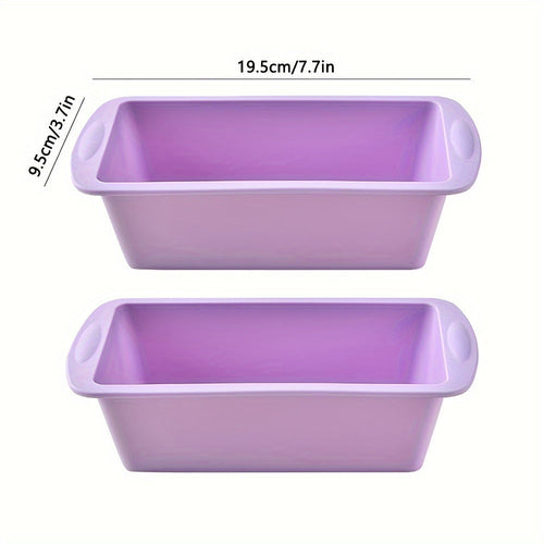 NonStick Silicone Loaf Pans for Easy Baking