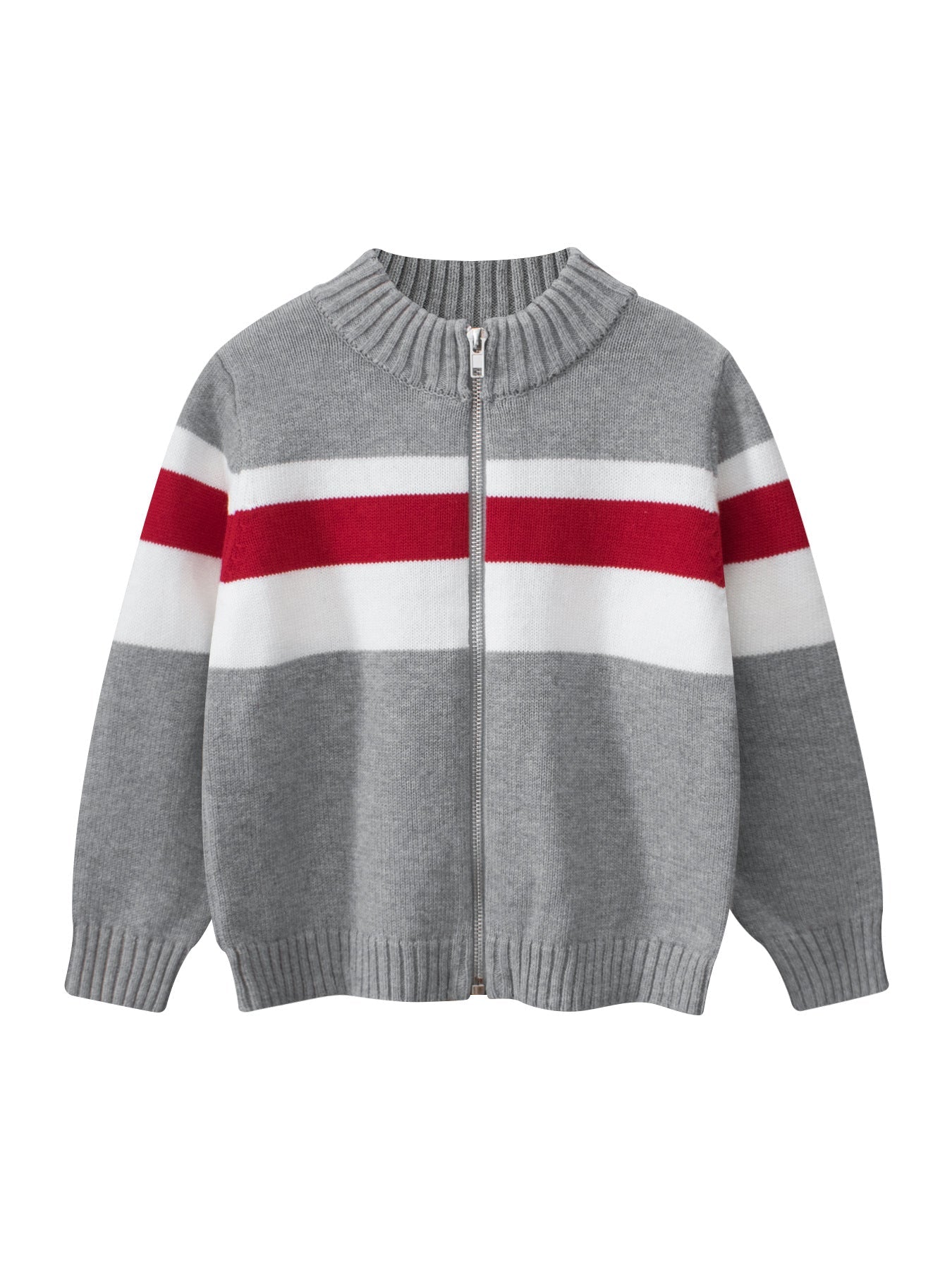 Spring European and American Style Boys’ Outerwear: Striped Long