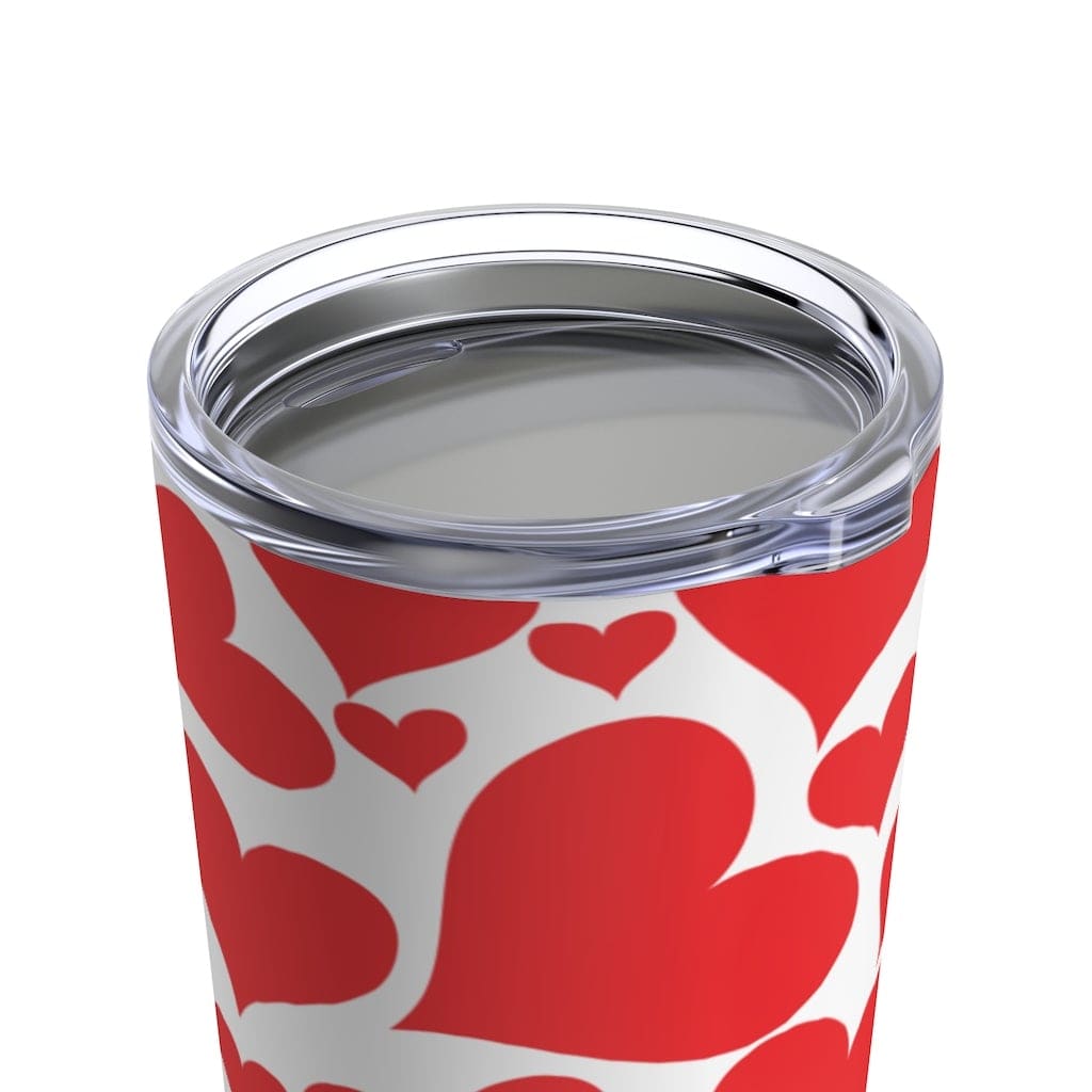 Insulated Tumbler - 20oz - Love Red Hearts - Travel Mug